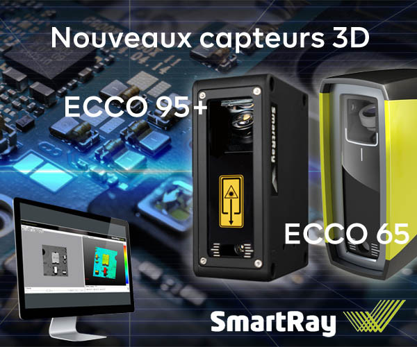 SmartRay lance ECCO 95+ et ECCO 65 deux nouvelles gammes de capteurs 3D