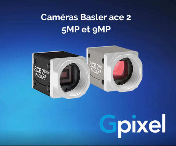 16 nouvelles caméras ace 2 avec capteurs Gpixel