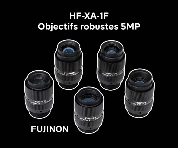 Les nouveaux objectifs robustes 5 mégapixels de Fujifilm